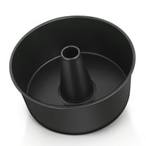 (2 pack) Vesteel 10 inch Cake Pan, Non-Stick Angel Food Cake Pan Chiffon Cake Mold Pound Cake Pan with Tube, Non-Toxic & Durable
