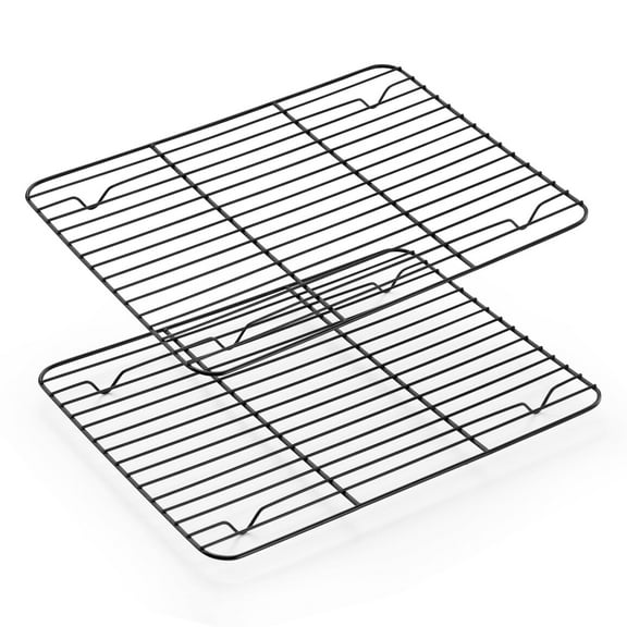 Vesteel 2-Pack Cooling Racks, Nonstick Stainless Steel Baking Racks for Baking, Roasting, Cooling, Grilling - 12” x 9”