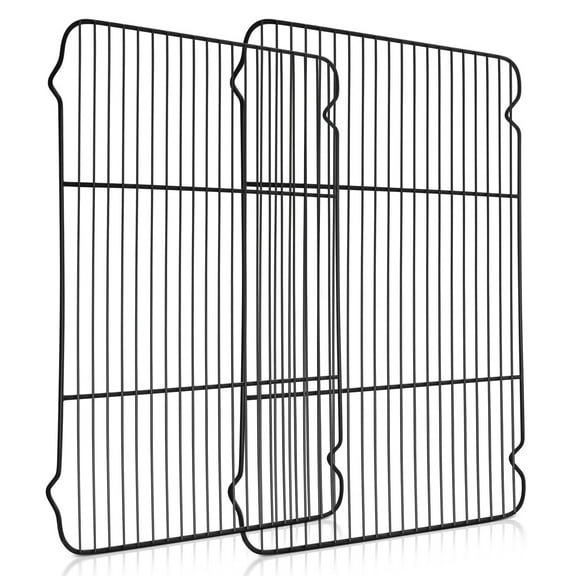 Vesteel 2-Pack Cooling Racks, Nonstick Stainless Steel Baking Racks for Baking, Roasting, Cooling, Grilling - 16.5” x 11.5”