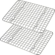 Vesteel 2-Pack Cooling Rack for Baking, Stainless Steel Cookie Rack for Baking Cooking Roasting , 12" x 9" Grid Wire Rac