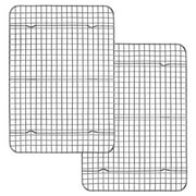 Vesteel 2-Pack Cooling Rack for Baking, Stainless Steel Cookie Rack for Baking Cooking Roasting , 15.4" x 11.4" Grid Wire Rack Fits Baking Sheet Pan, Dishwasher Safe