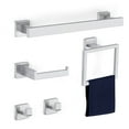 thumbnail image 1 of Vesteel 5 Pieces Bathroom Hardware Set, Stainless Steel Bath Accessories Sets, 16" Hand Towel Bar for Bathroom, Bath Towel Bar Set Wall Mounted, Brushed Nickel, 1 of 7