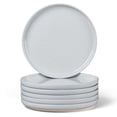 thumbnail image 1 of Vesteel Dinner Plates Set of 6, 10.2inch Ceramic Stoneware Sets for Home Restaurant, Large Dinnerware for Serving Steak, Pizza, Dishwasher & Microwave Safe, 1 of 8