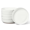 thumbnail image 1 of Vesteel Pasta Bowls Set of 6, 32oz Large Salad Bowl for Home Kitchen, Ceramic Serving Plates for Soup, Cereal, Fruits, Microwave & Dishwasher Safe, Speckled White, 1 of 9