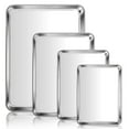 thumbnail image 1 of Vesteel Baking Sheet Set of 4 (16/12/10.5/9 inch), Stainless Steel Baking Pan Tray Cookie Sheet, Healthy& Dishwasher Safe, 1 of 7