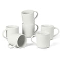 thumbnail image 1 of Vesteel Ceramic Coffee Mug Set of 6, 12 Ounce Porcelain Stoneware Mug with Handles, Catering Coffee Cups for Coffee, Tea, Hot Cocoa, Milk, Microwave and Dishwasher Safe, Speckled White, 1 of 9