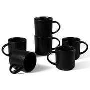 Vesteel Ceramic Coffee Mug Set of 6, 12 Ounce Porcelain Stoneware Mug with Handles, Catering Coffee Cups for Coffee, Tea