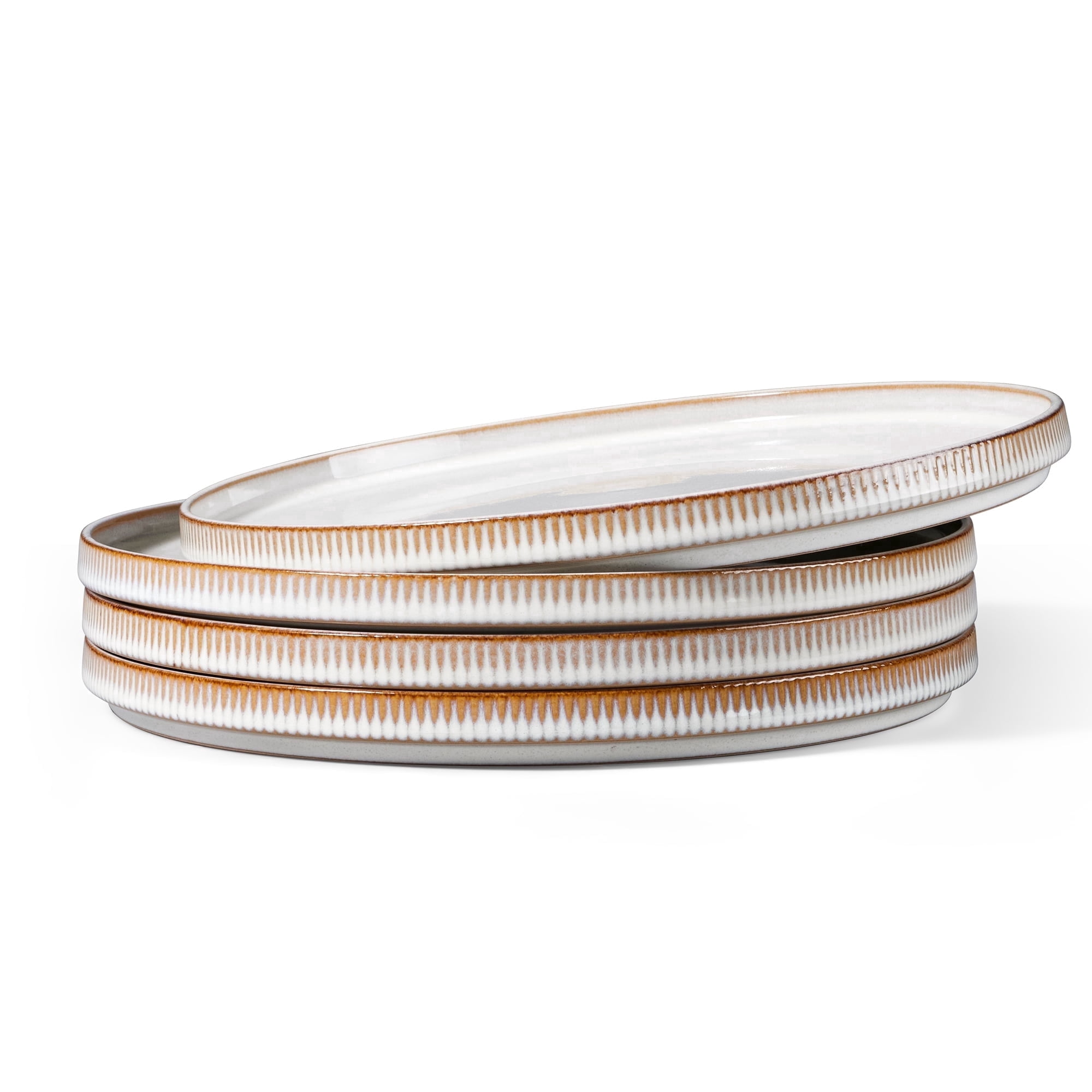 Vesteel Large Dinner Plates Set Of 4 Seashell White: Pros, Caveats, and Pricing