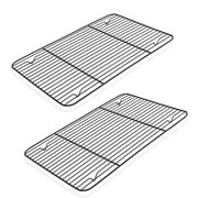 Vesteel Nonstick Cooling Racks Set of 2, Stainless Steel Baking Racks for Baking, Roasting, Cooling, Grilling - 15.3” x 11.25”