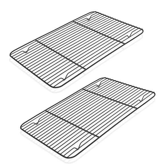Vesteel Nonstick Cooling Racks Set of 2, Stainless Steel Baking Racks for Baking, Roasting, Cooling, Grilling - 15.3” x 11.25”