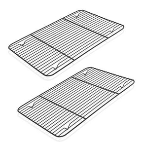 Vesteel Nonstick Cooling Racks Set of 2, Stainless Steel Baking Racks for Baking, Roasting, Cooling, Grilling - 15.3” x 11.25”