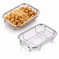 thumbnail image 1 of Vesteel Stainless Steel Air Fryer Basket Set of 2, 8.7" x 6.3" Oven Crisper Basket for Baking, Roasting & Healthy Cooking, Dishwasher Safe, 1 of 6