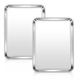 thumbnail image 1 of Vesteel Stainless Steel Baking Sheet, 12.5" x 9.75" x 1" Toaster Oven Cookie Tray Pan Set of 2, Dishwasher Safe, 1 of 7