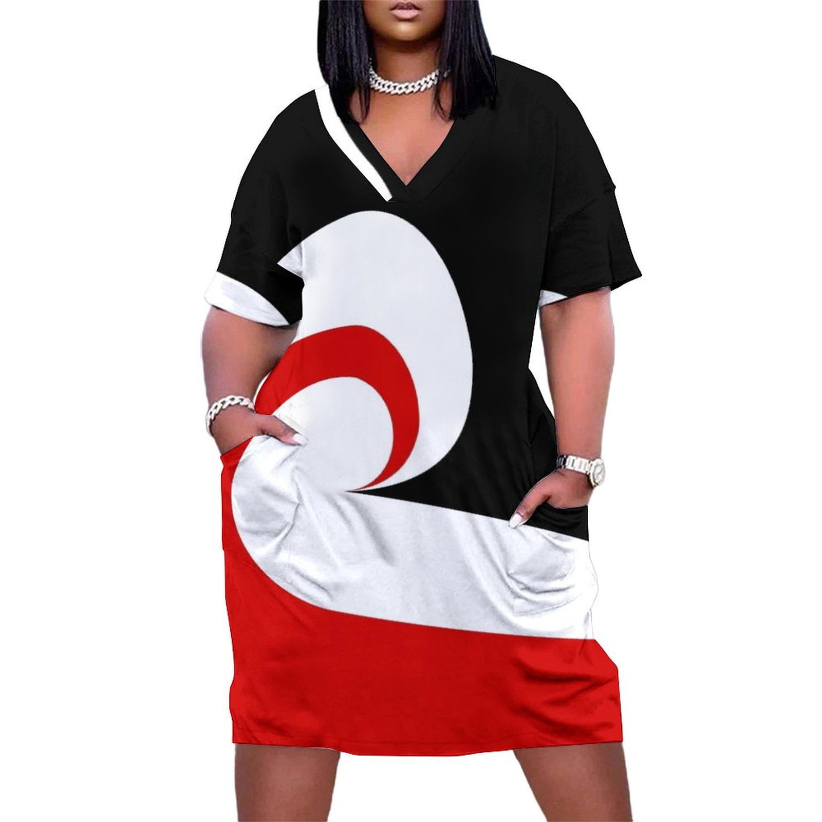 Poliéster Elastano Púrpura Mujer Yuhanstore - Sin Mangas, Cuello V