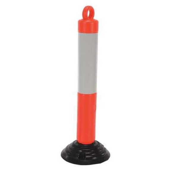 Vestil OPBOL-31 10.25 x 10.25 x 31.5 in. Plastic Bollard - Orange