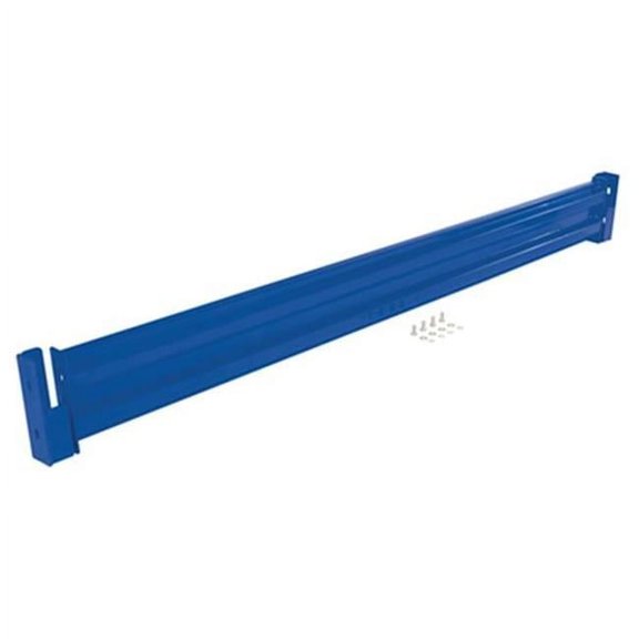 Vestil GR-F2R-DI-10-BU 114 in. Steel 2 Ribbed Drop-In Style Guard Rail, Blue