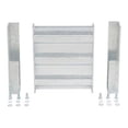 thumbnail image 1 of Vestil GR-F3R-DI-1-HDG 12 in. Galvanized Steel 3 Ribbed Drop-In Style Guard Rail, Gray, 1 of 1
