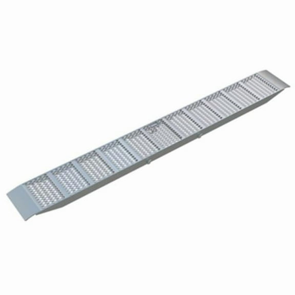 Vestil AWR-G-18-ESR-12A-EXT 16.68 in. Factory Installed Aluminum Grip Ramp Extension - 1800 lbs Capacity - Silver