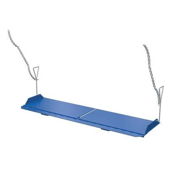Vestil LBLK-PM-18BRIDGE-S 18 in. Factory Installed Steel Split Hinged Bridge with Runoff Guards & Lifting Chains
