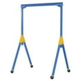 thumbnail image 1 of Vestil AHSN-2-20-14-TLC 2000 lbs 20 x 14 ft. Steel Knock-Down Adjustable Height Gantry Crane with Total Locking Glass Filled Nylon Casters - Blue, 1 of 1