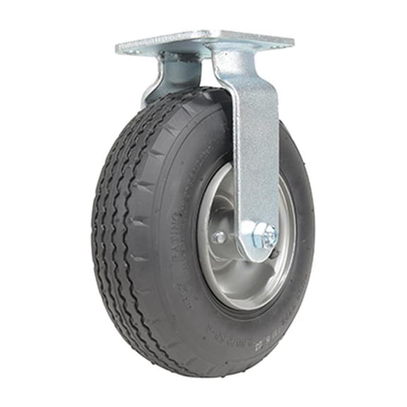 Vestil CST-VE-8X3PNU-R 250 lbs 8 Dia. x 3 in. Pneumatic Rigid Caster - Black & Gray