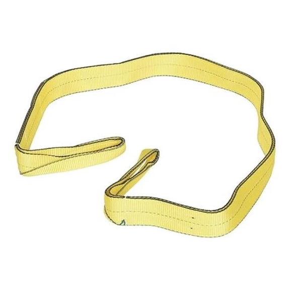 Vestil SLD-3-F-8-YL 3 in. x 8 ft. Polyester Lifting Web Sling, Yellow