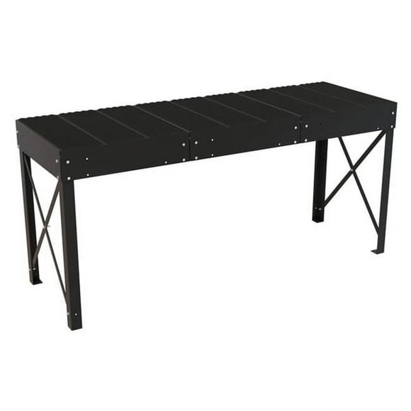 Vestil PWPS-40-36108-BK 40 x 36 x 108 in. Steel Personnel Work Platform - Black