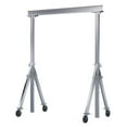 thumbnail image 1 of Vestil AHA-4-12-12-VG 4000 lbs 12 x 12 ft. Aluminum Adjustable Height Gantry Crane with V-Groove Ductile Steel Casters - Silver, 1 of 1