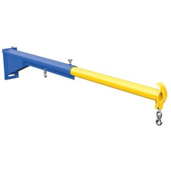 Vestil LM-CM3-EBT-4 4000 lbs Steel Carriage Mount Lift Master Boom with Class III - Blue & Yellow