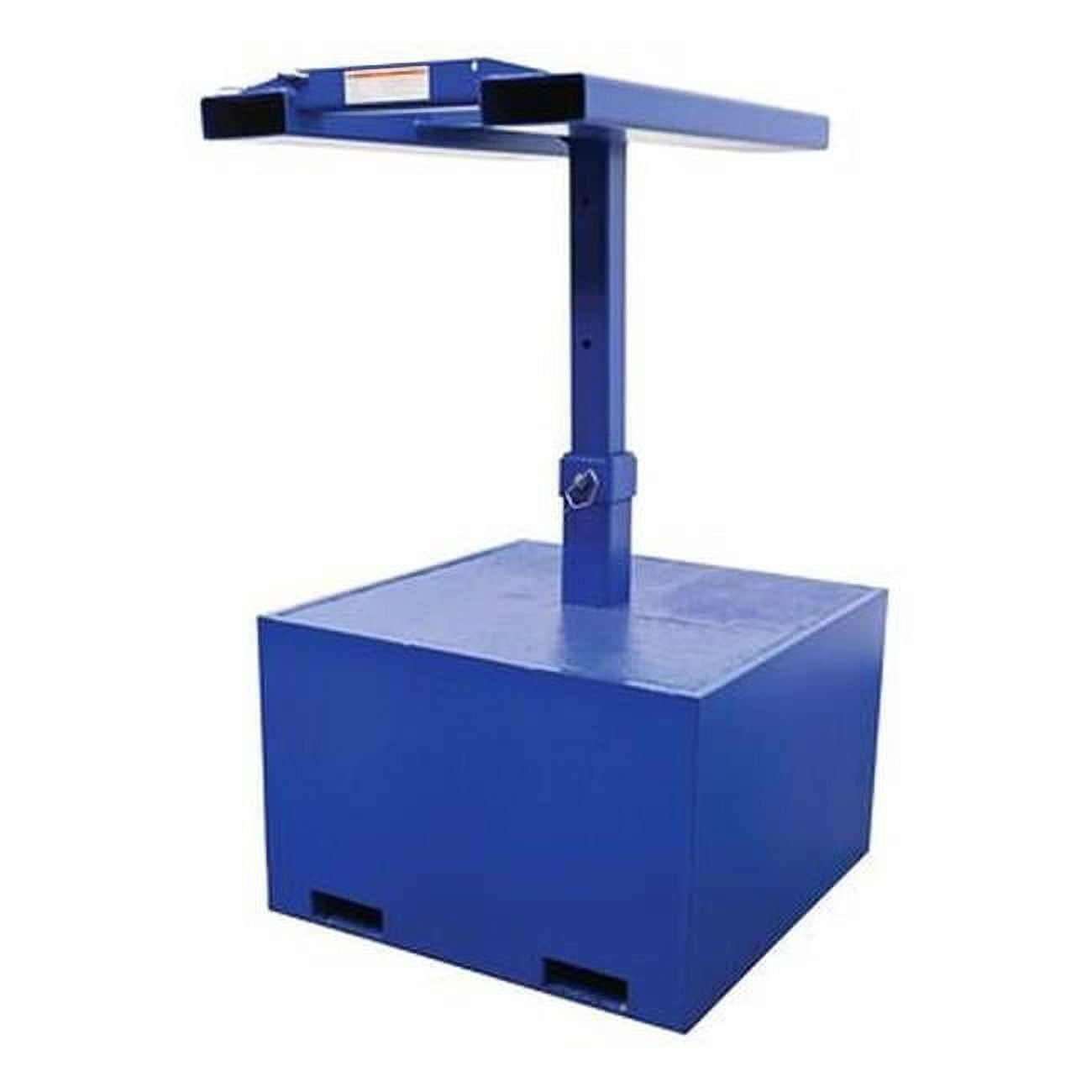 Vestil FWBC-4242-4-BC 4000 lbs Steel Trash Bin Compactor - Blue ...