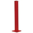 thumbnail image 1 of Vestil GR-F2R-DI-TP42-RD 42 in. Steel Rigid Tube Post for 2 Ribbed Drop-In Style Guard Rails - Red, 1 of 1