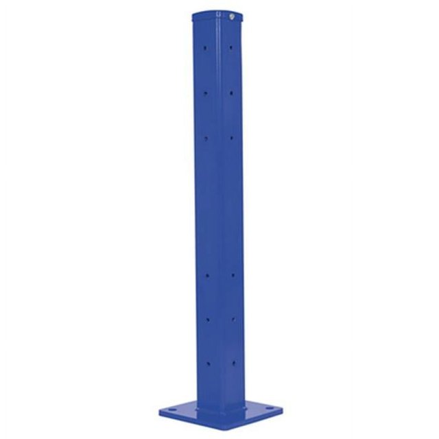 Vestil GR F3R BO 1 YL Steel 3 Ribbed Bolt On Style Guard Rail