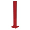 thumbnail image 1 of Vestil GR-F3R-DI-TP42-RD 42 in. Steel Rigid Tube Post for 3 Ribbed Drop-In Style Guard Rails - Red, 1 of 1