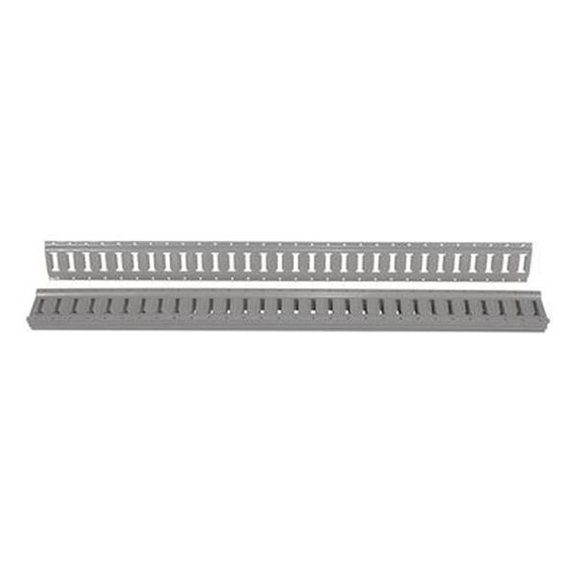 Vestil E-TRK-5-GY-10PK 5 ft. Steel E-Track - Gray - Pack of 10