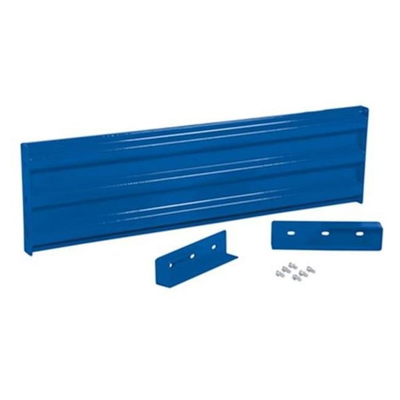 Vestil GR-F3R-DI-5-BU 53.875 in. Steel 3 Ribbed Drop-In Style Guard Rail, Blue