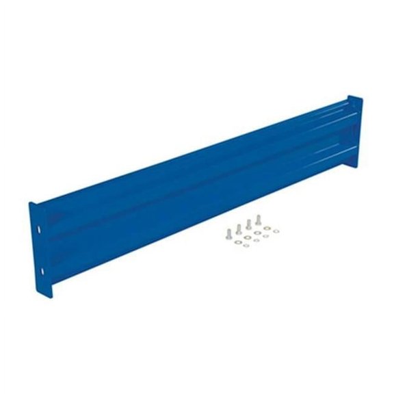 Vestil 54 in. Steel 2 Ribbed Bolt-On Style Guard Rail, Blue
