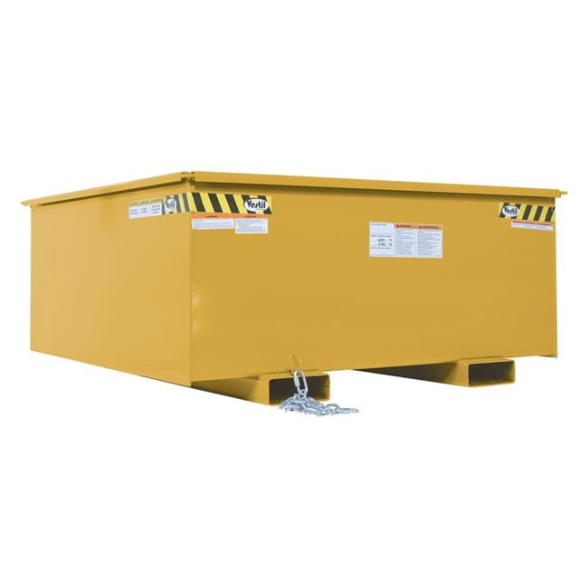 Hopper 68 Rack Vestil R-125-HD-YL 55.1875 x 56 x 24.68 in. Steel Rotating Heavy Duty ...