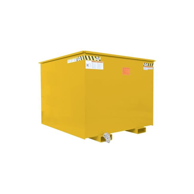 Hopper 68 Rack Vestil R-250-HD-YL 55.1875 x 56 x 44.68 in. Steel Rotating Heavy Duty ...