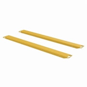 Vestil FE-HS-6-72-EACH 6 x 72 in. Steel High Strength Single Fork Extension - 4000 lbs Capacity - Yellow