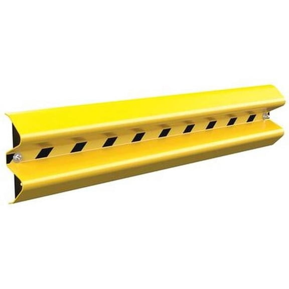 Vestil GR-H2R-WM-5-YL 60 in. Steel Guard Rail with Wall Mount, Yellow