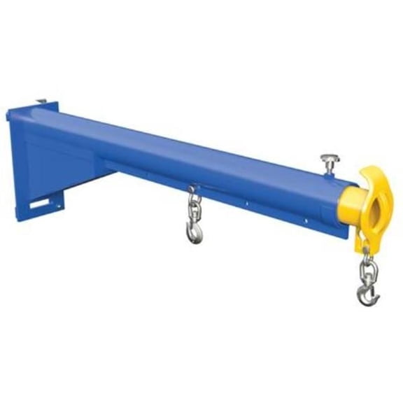 Vestil LM-CM3-EBT-6 6000 lbs Steel Carriage Mount Lift Master Boom with Class III - Blue & Yellow