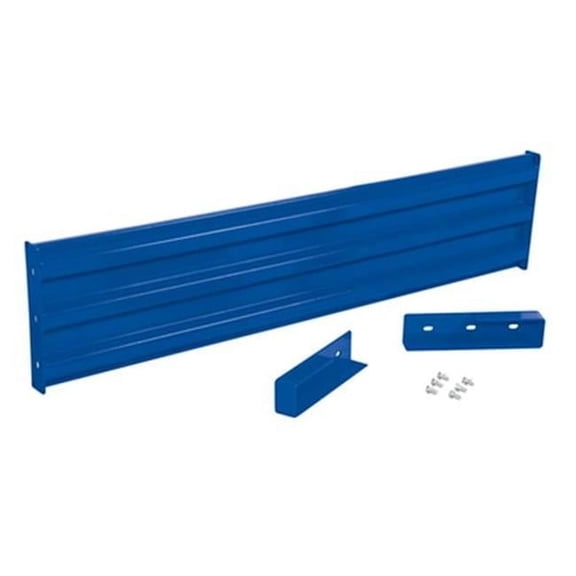 Vestil GR-F3R-DI-6-BU 65.875 in. Steel 3 Ribbed Drop-In Style Guard Rail, Blue