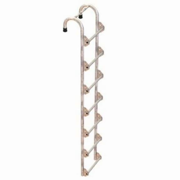 Vestil NTAL-7-HDG 7 ft. Galvanized Tank Access Ladder - 300 lbs Capacity - Silver