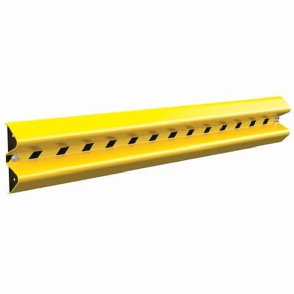 Vestil GR-H2R-WM-7-YL 84 in. Length Steel Guard Rail Wall Mount - Yellow