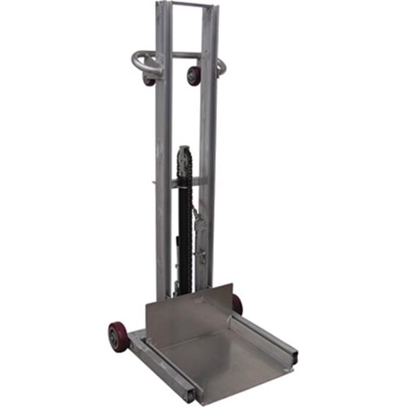 Vestil 855667 Aluminum Low-Profile Lite Load Lift with Foot Pump - 20 x 20 in., Model No. ALLPH-500-FW