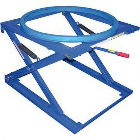 Vestil 856182 Adjustable Pallet Stand with Carousel - 4000 lbs Capacity - Model No. PS-4045-CA
