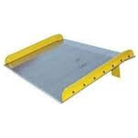 Vestil TAS-10-6060 Aluminum Dock Board Steel Curb- 60 x 60 in. - 10000 lbs
