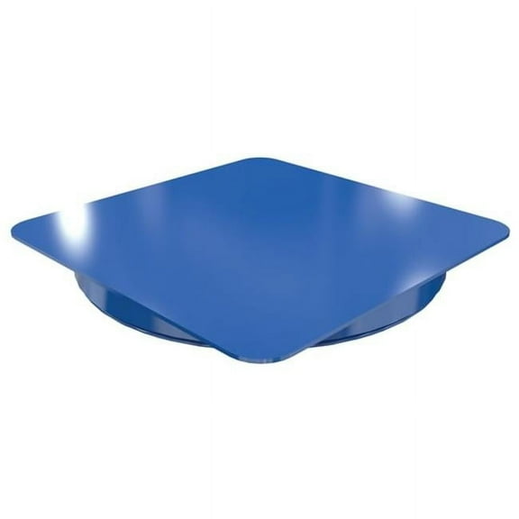 Vestil CA-48-4-TP-SSM 4K 48 in. Steel Carousel Square Smooth Top Plate, Blue