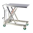 thumbnail image 1 of Vestil CART-550-SS Ss Hydraulic Cart- 31.5 x 19.5 in.- 550 lbs, 1 of 4