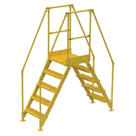 Vestil Cross-Over Ladder- 5 Step - 48 x 14 in.